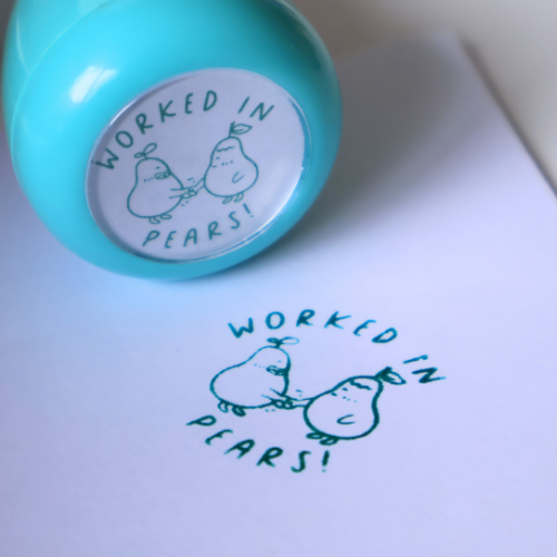 Worked in pears